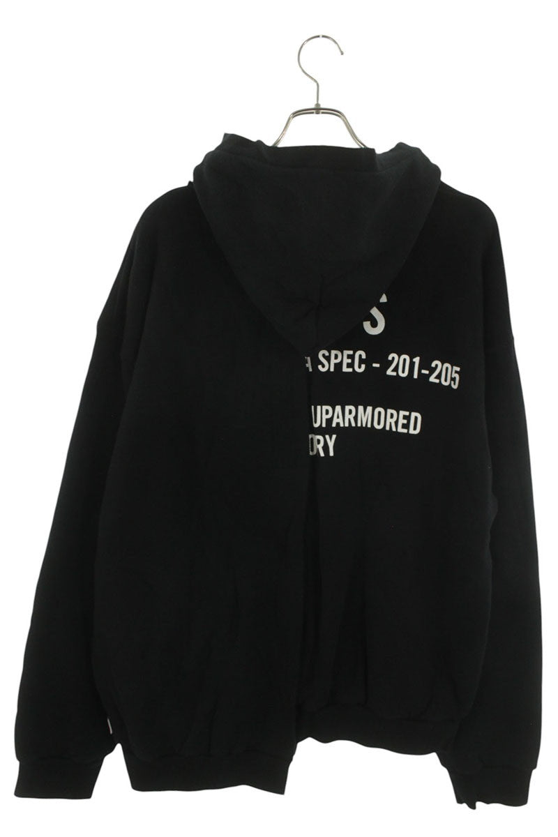 Wtaps Reconstructed Pullover Hoodie Black Size XL