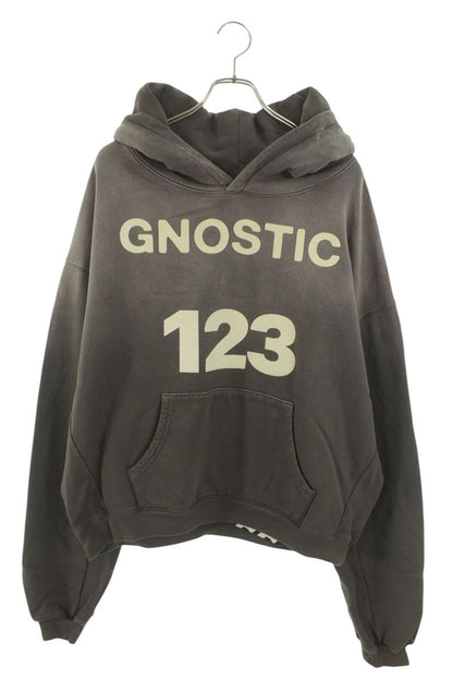 RRR-123 Distressed GNOSTIC HOODIE Charcoal Gray Size S
