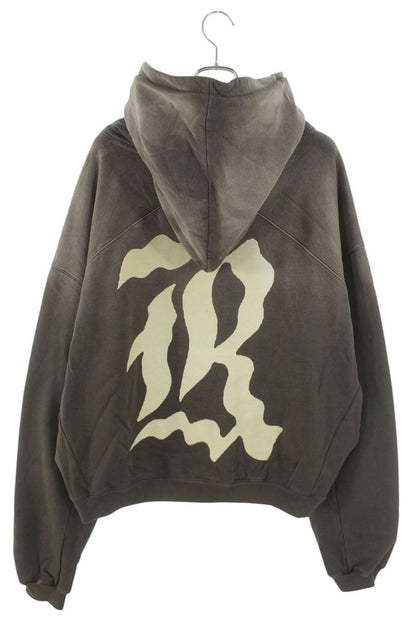 RRR-123 Distressed GNOSTIC HOODIE Charcoal Gray Size S