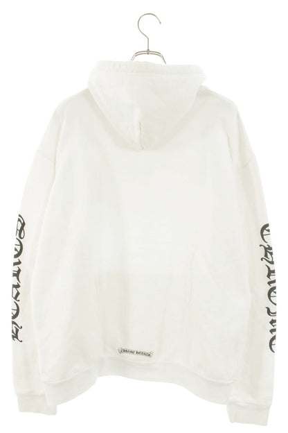 Chrome Hearts SWTSHRT PLV Arm Logo Print Hoodie White Size L