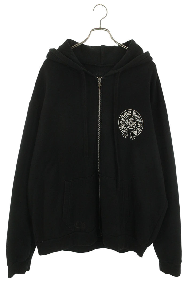 Chrome Hearts LA Limited Back Horseshoe Zip Hoodie Size XL