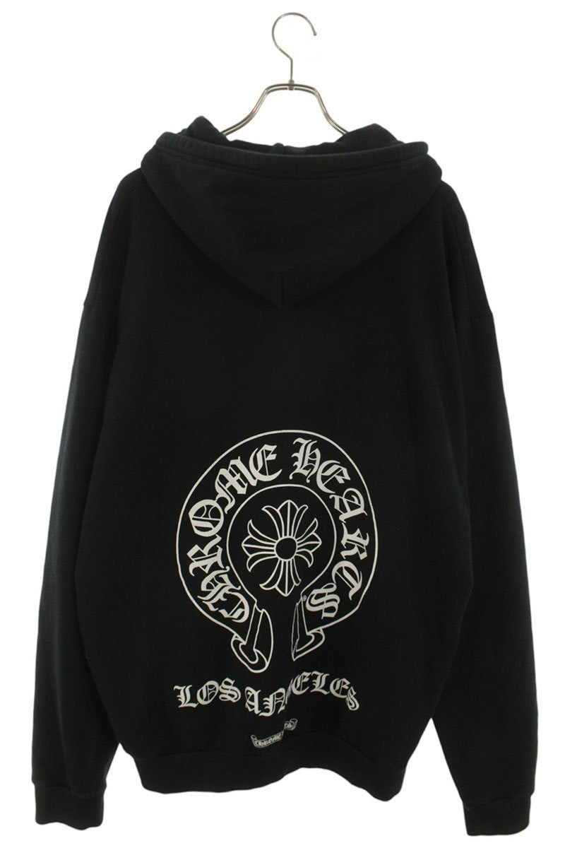 Chrome Hearts LA Limited Back Horseshoe Zip Hoodie Size XL