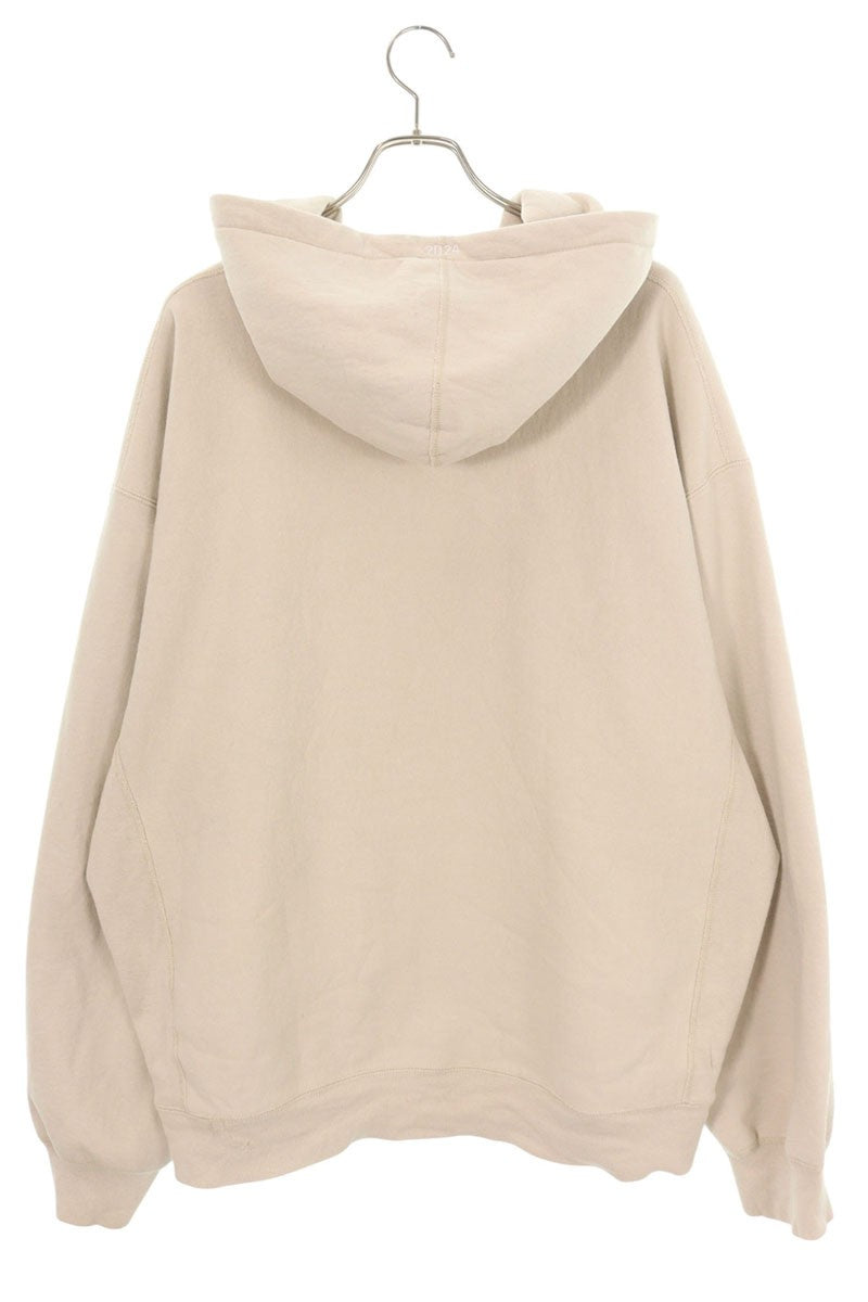 SUPREME Box Logo Hooded Sweatshirt Beige Size XXL