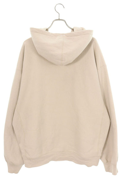 SUPREME Box Logo Hooded Sweatshirt Beige Size XXL