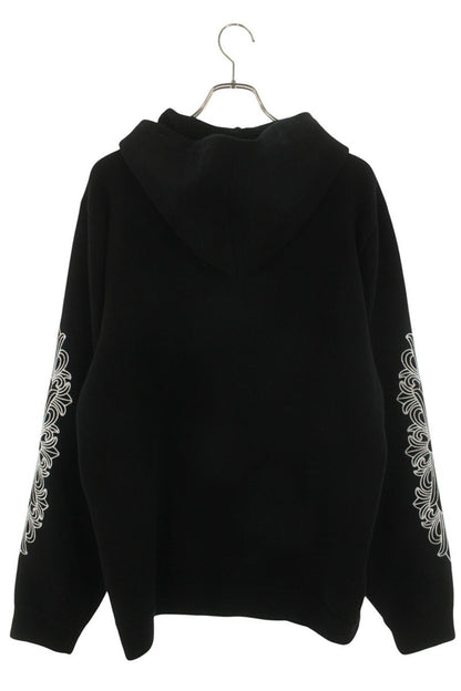 Chrome Hearts Floral Embroidered Cashmere Zip Hoodie Size XL