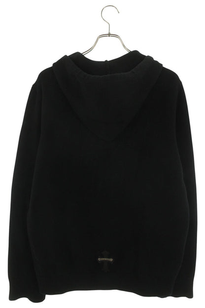 Chrome Hearts Y NOT Cashmere Cross Patch Knit Hoodie Size M