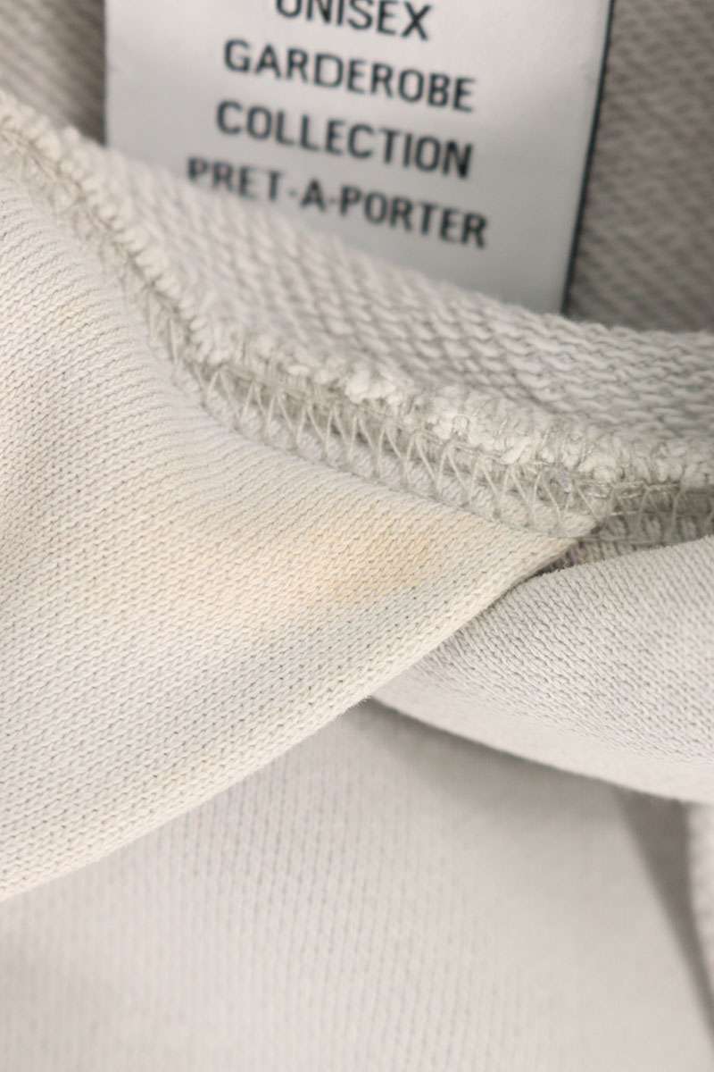 Vetements Logo Print Hoodie Gray Size L