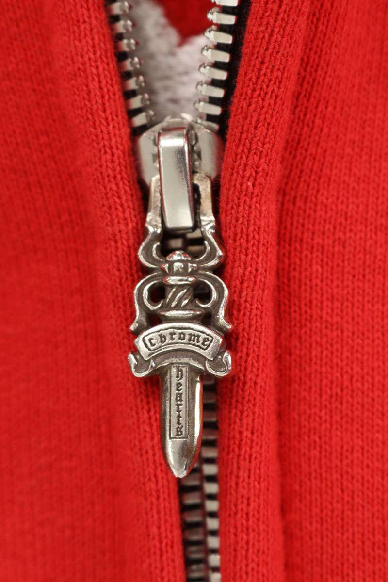 Chrome Hearts SAILIN ON Zip Cemetery Cross Hoodie Size L