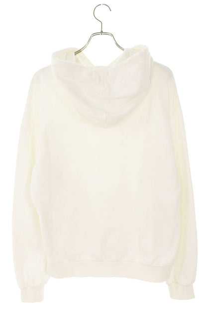 CELINE Logo Studded Checkerboard Hoodie White Size M