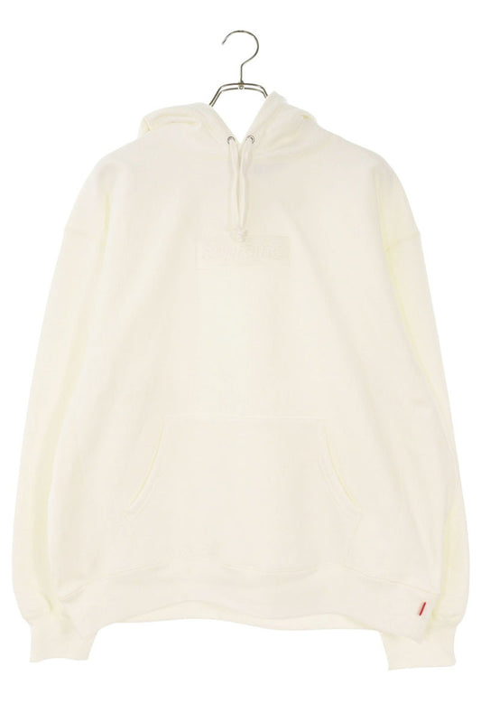 SUPREME 23AW Box Logo Hooded Sweatshirt White Size L