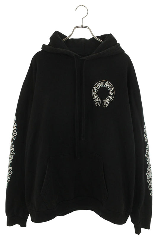 Chrome Hearts Back Horseshoe Floral Sleeve Zip Size XL