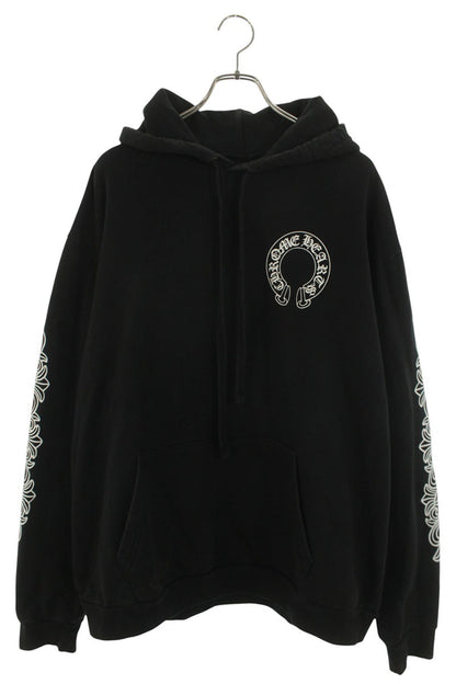Chrome Hearts Back Horseshoe Floral Sleeve Zip Size XL