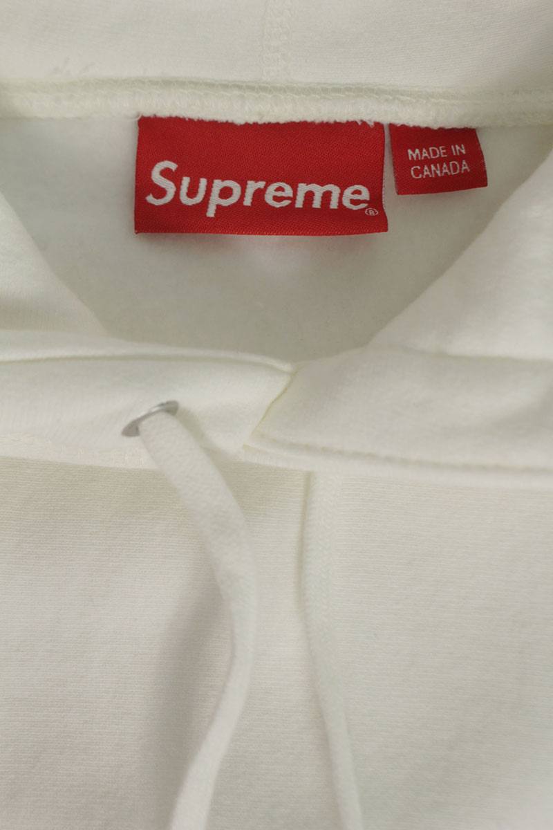 SUPREME 23AW Box Logo Hooded Sweatshirt White Size L