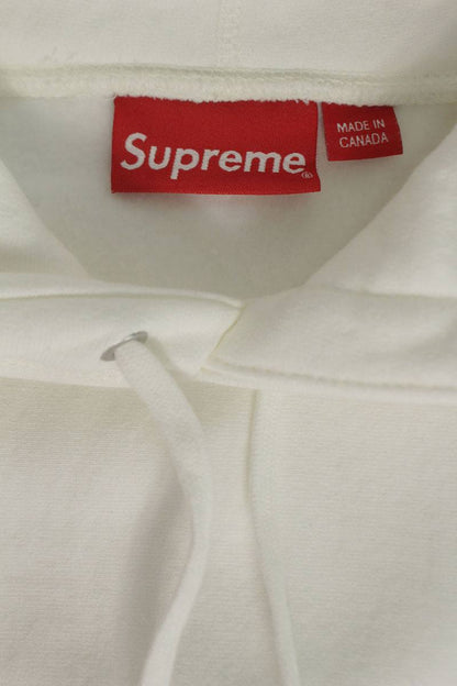 SUPREME 23AW Box Logo Hooded Sweatshirt White Size L