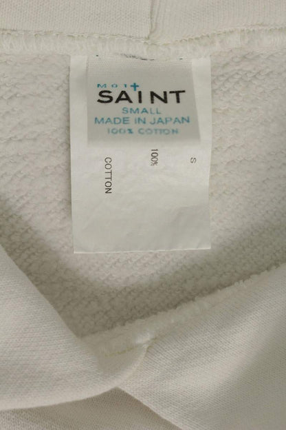SAINT MICHAEL I LOVE SAINT Print Hoodie White Size S