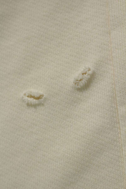 LOEWE Leather Pocket Pullover Hoodie Off-White Size L