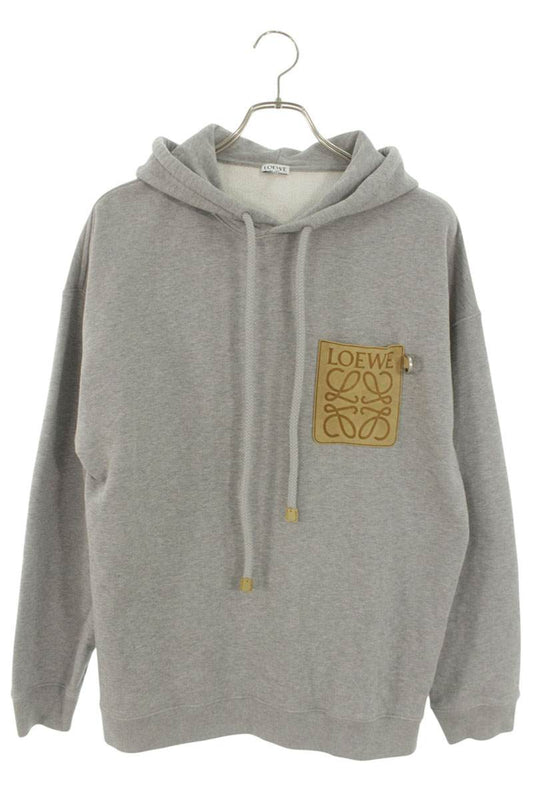 Loewe Pullover Hoodie Gray Size S