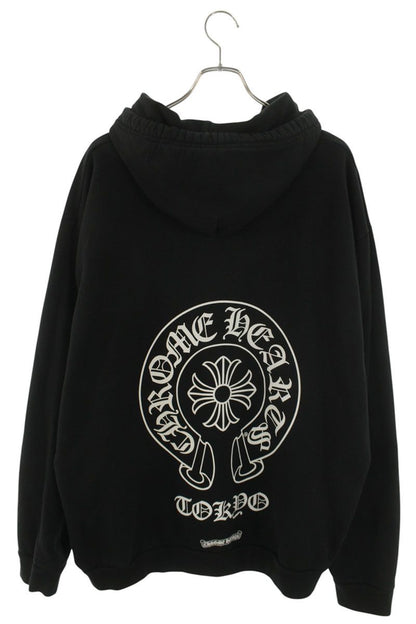 Chrome Hearts SWTSHRT HD ZIP LTD Tokyo Back Horseshoe Size M