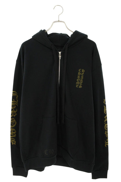 Chrome Hearts SWTSHRT HD ZIP Hoodie Black/Khaki Size L