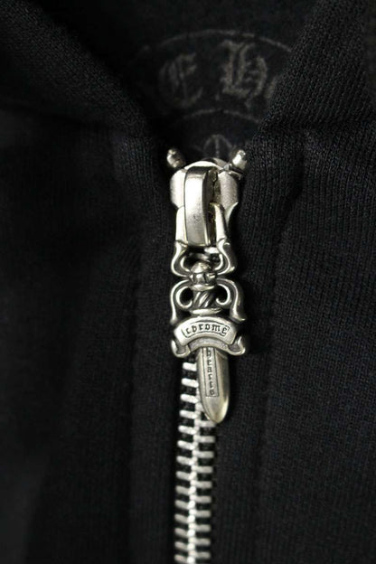 Chrome Hearts SWTSHRT HD ZIP Hoodie Black/Khaki Size L