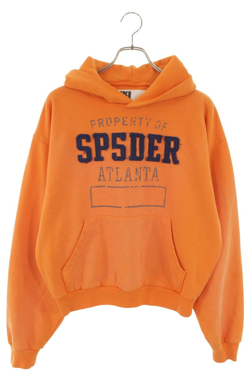 Spyder College Patch Pullover Hoodie Orange Size S