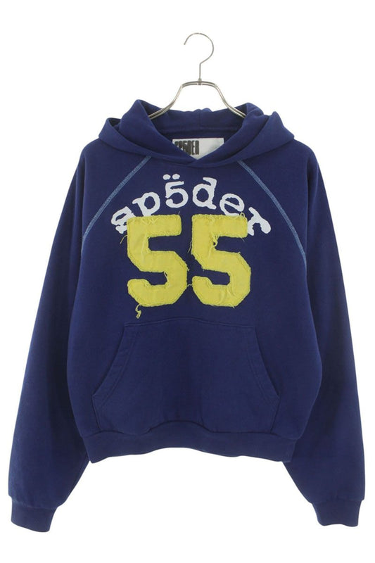 Spyder Numbering Patch Pullover Hoodie Blue Size S