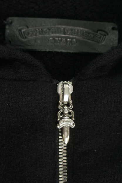 Chrome Hearts U LIFE SENTENCE ZIP HD Cashmere Logo Size L