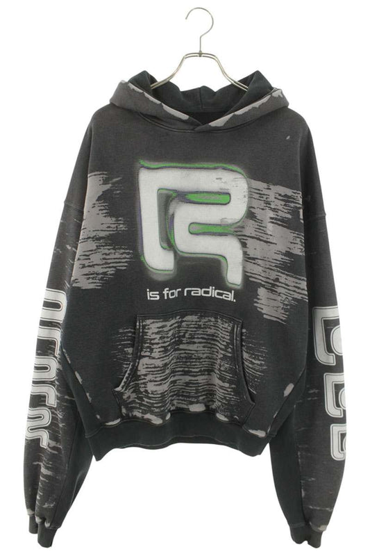RRR-123 ORIGINS CVA Hoodie Distressed Gray Logo Size M