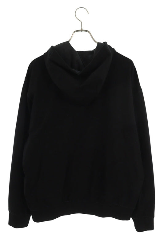 PRADA Re-Nylon Triangle Panel Hoodie Black Size S