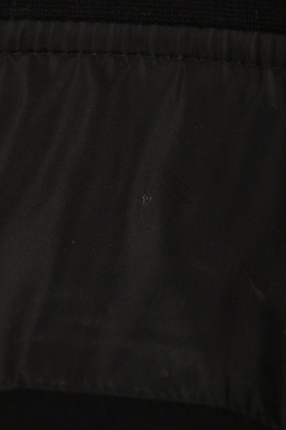 PRADA Re-Nylon Triangle Panel Hoodie Black Size S