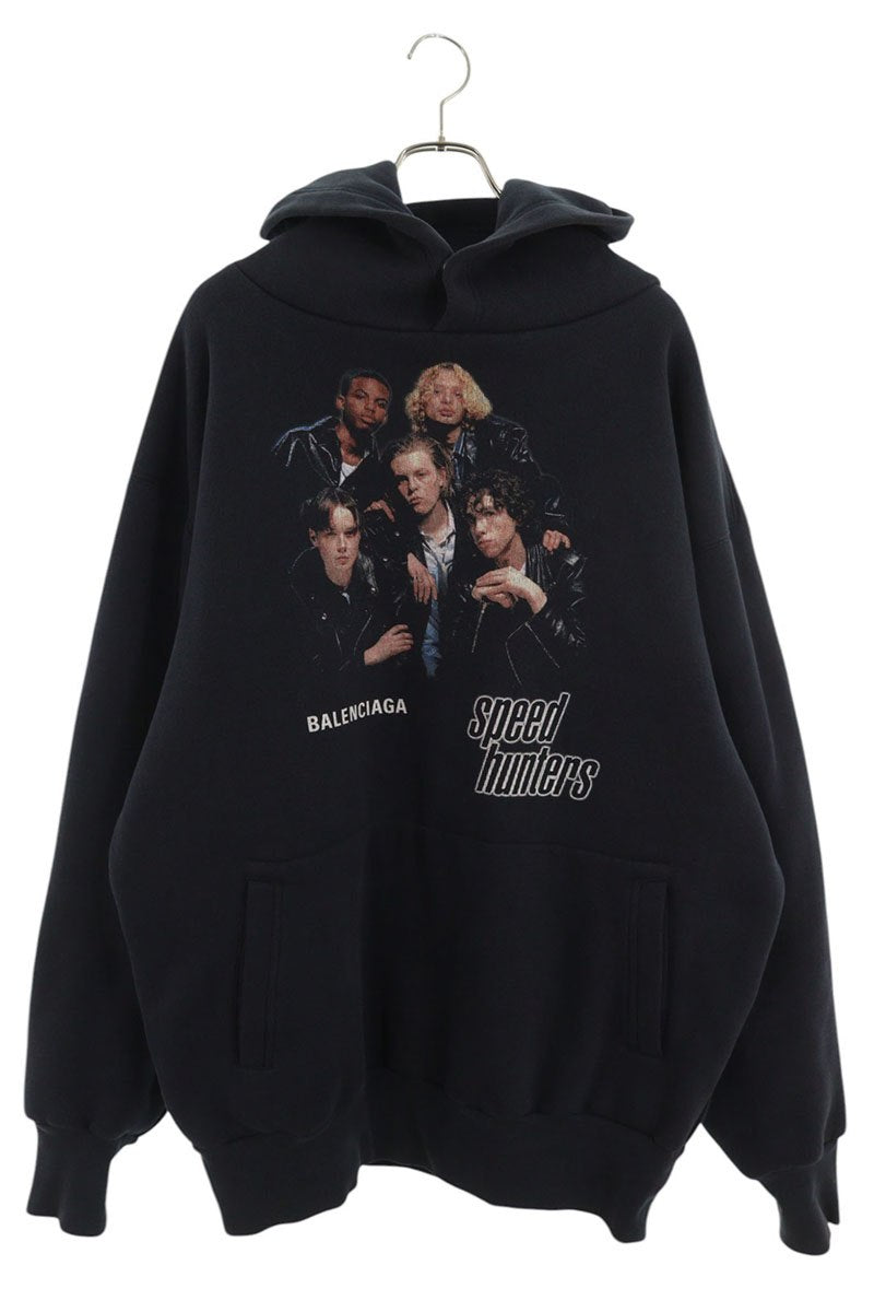 Balenciaga 19AW Pullover Hoodie Black Size S