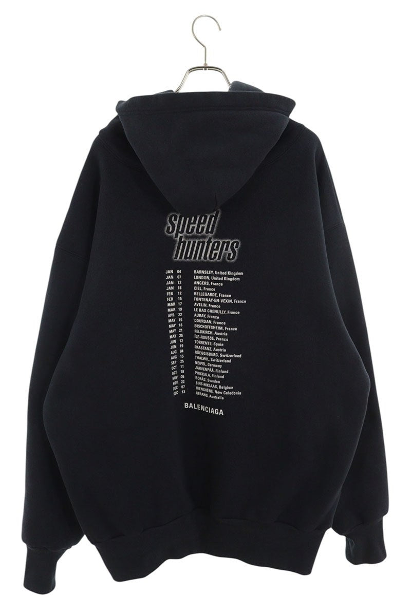 Balenciaga 19AW Pullover Hoodie Black Size S