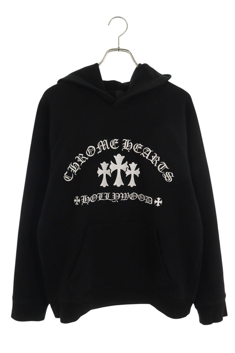 Chrome Hearts SAILIN ON HD PLVR Cemetery Cross Label Size M