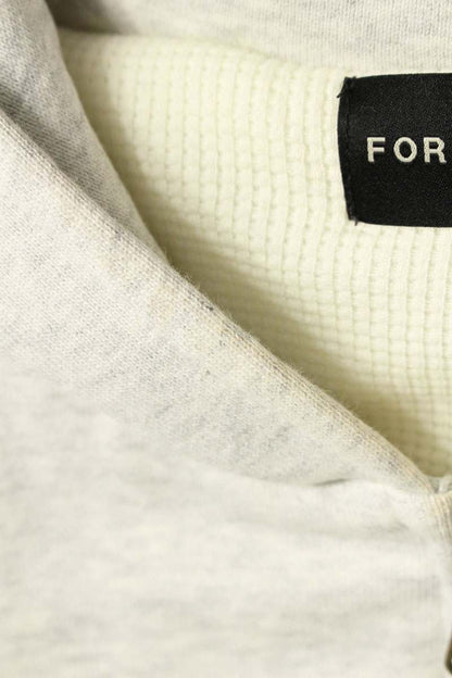 FOR SOME ONE SWEAT PUFFER HOODIE Gray Size M