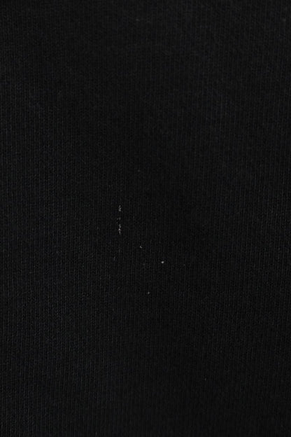 CELINE Hood Logo Zip-Up Hoodie Black Size S