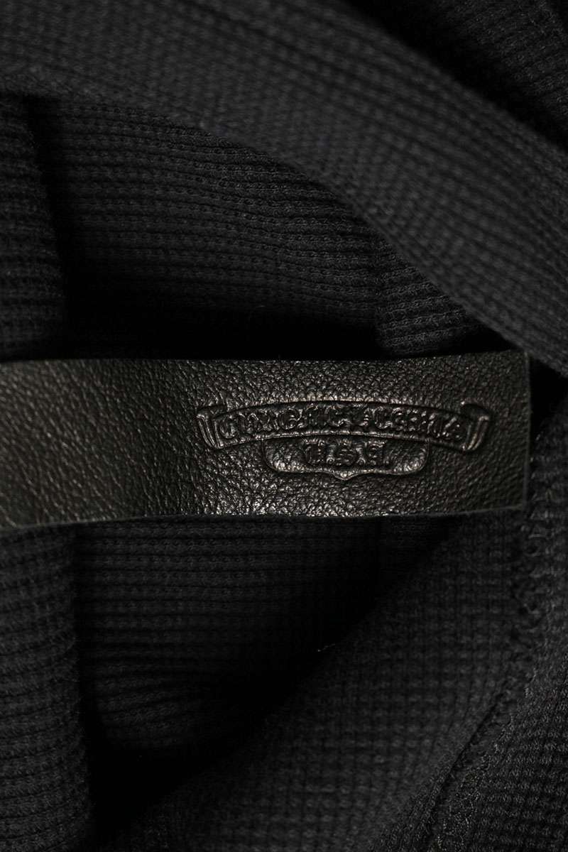 Chrome Hearts SNATCH HOODIE CH Logo Thermal Black Size M