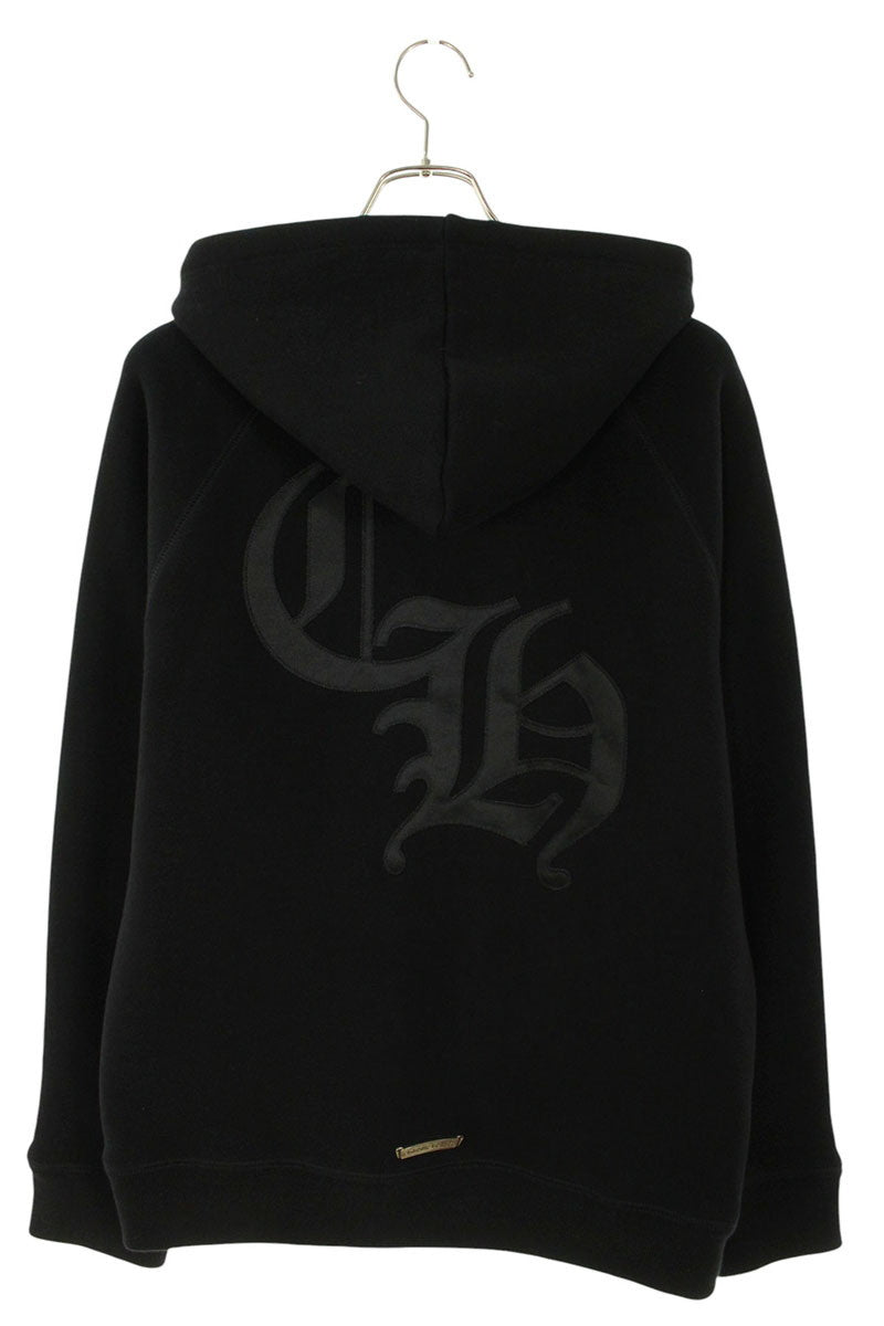 Chrome Hearts Back CH Logo Cross Embroidered Hoodie Size M