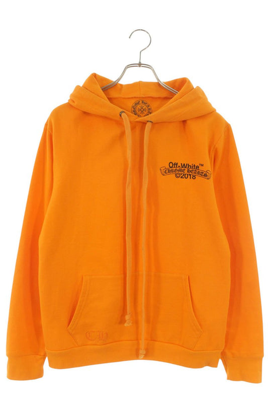 Chrome Hearts x Off-White Back Logo Print Hoodie Size M