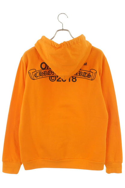 Chrome Hearts x Off-White Back Logo Print Hoodie Size M