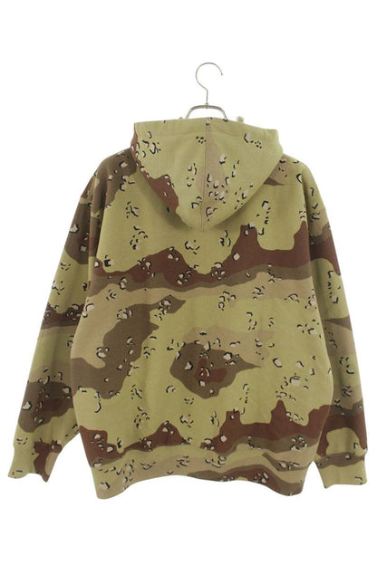 SUPREME Small Box Zip Hoodie Camo Size L