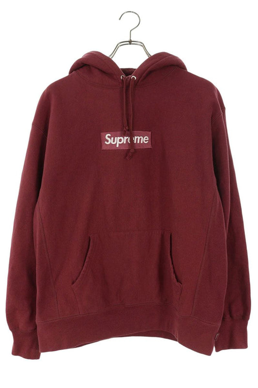 Supreme 21AW Box Logo Hooded Sweatshirt Red Size M