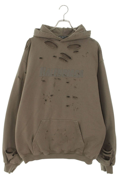 Balenciaga Pullover Hoodie Brown Size XXS