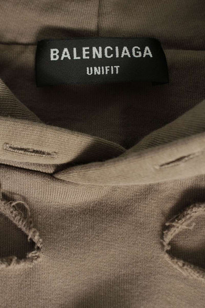 Balenciaga Pullover Hoodie Brown Size XXS