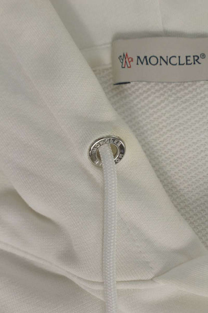Moncler Patchwork Hoodie White Size M