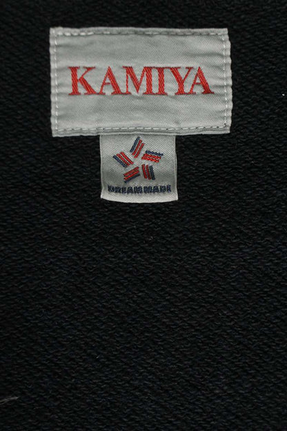 KAMIYA G16HD068 Crayon Frame Print Hoodie Black Size M