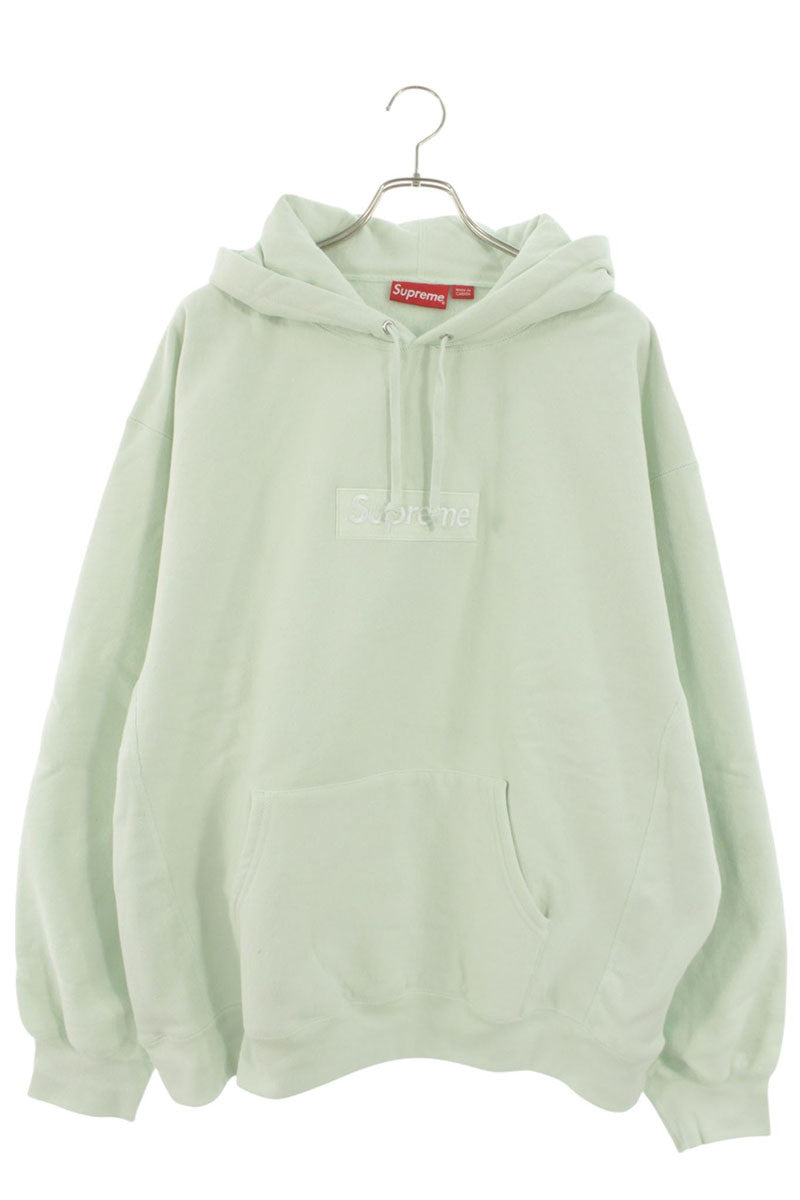 Supreme 23AW Box Logo Hooded Sweatshirt Green Size XXL