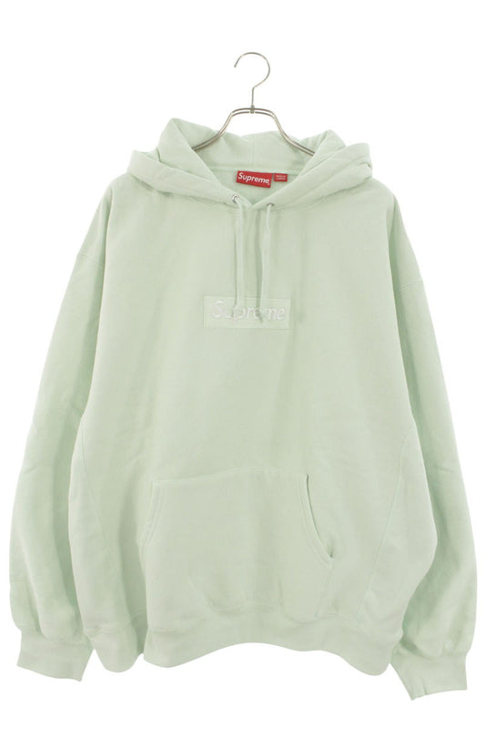 Supreme 23AW Box Logo Hooded Sweatshirt Green Size XXL