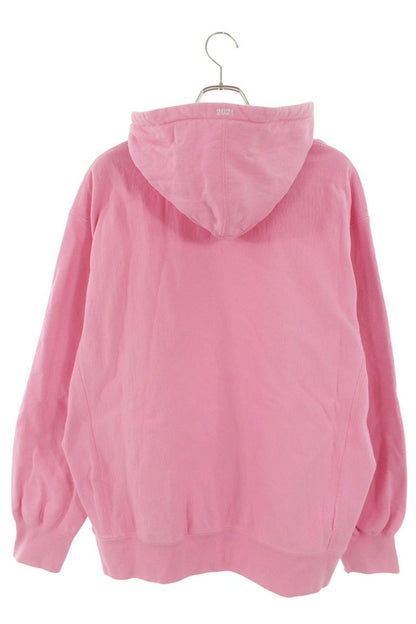 Supreme 21AW Box Logo Hooded Sweatshirt Pink Size L
