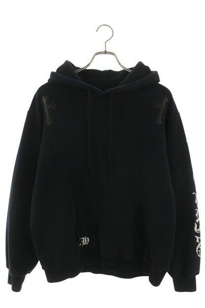 Chrome Hearts SWTSHRT HD PLVR Cross Patch Hoodie Size M