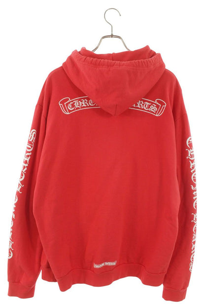 Chrome Hearts SWTSHRT PLVR Sleeve & Back Scroll Print Size L